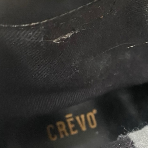 Crevo Linley Black Suede Distressed Booties I Size: 6 - Picture 9 of 11